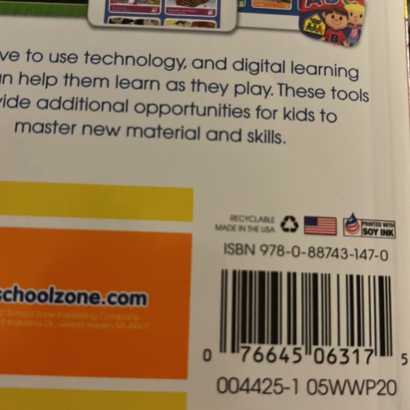 School Zone Big First Grade Workbook Ages 6-7 320 Pages NWT Softcover Book - Picture 5 of 5